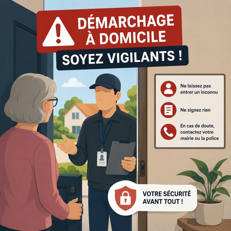 Démarchage en porte à porte